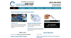 Desktop Screenshot of coastalortho.com